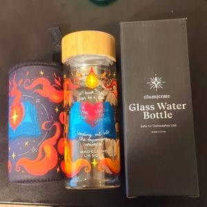 Illumicrate Glass Water Bottle